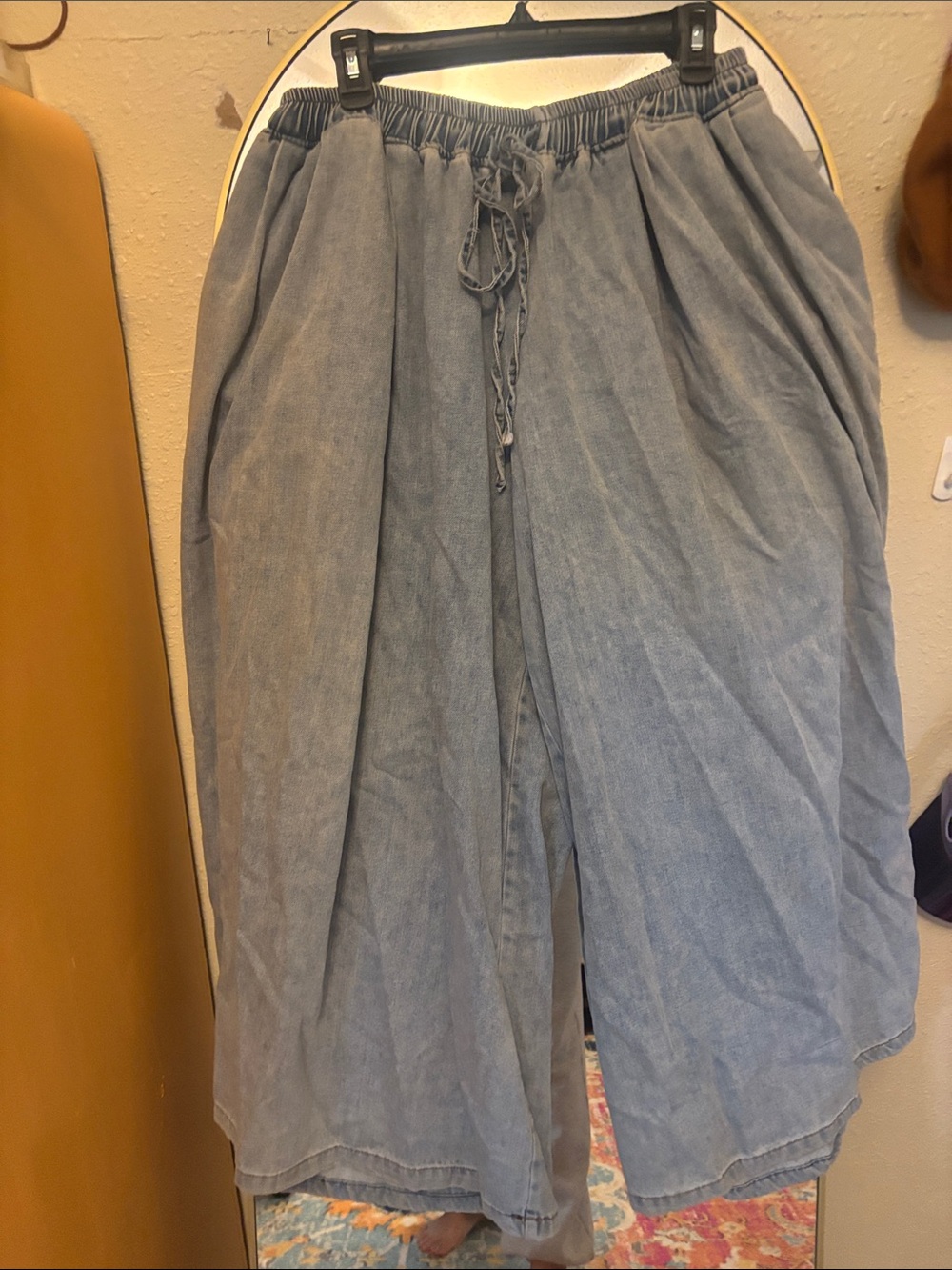 Super wide leg jeans